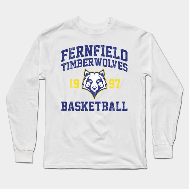 Fernfeild Timberwolves Basketball (Air Bud) Variant Long Sleeve T-Shirt by huckblade